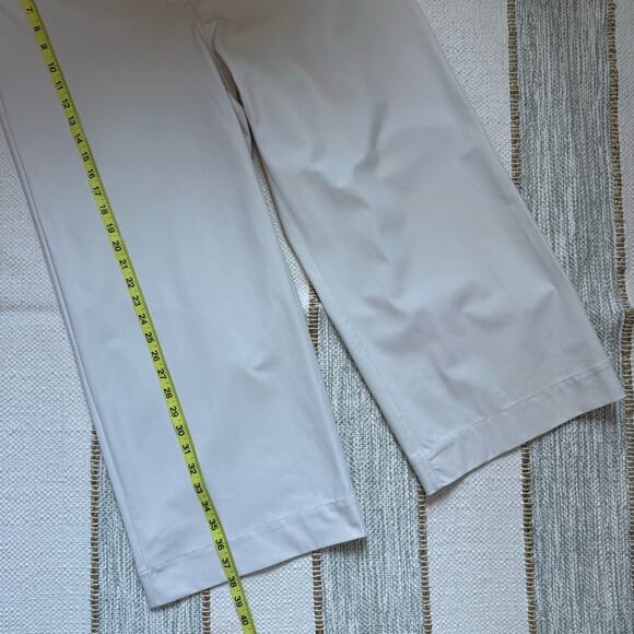 Lululemon City Sleek 5 Pocket Wide-Leg High Rise 7/8 Length Pant White Opal 33 - Picture 5 of 10